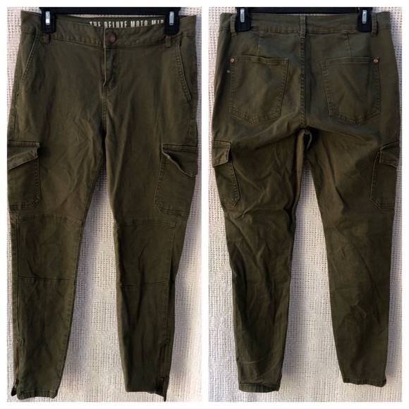 Cotton On Deluxe Moto Mid Rise Pants